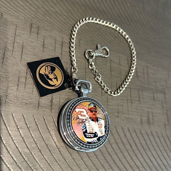 Dale Earnhardt #3 New Pocket Watch.  Franklin Mint Precision Pocket Eatch - Picture 1 of 5